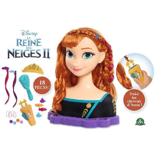Tete A Coiffer Tete a Coiffer Deluxe La Reine des Neiges 2 - Anna - Disney Princess