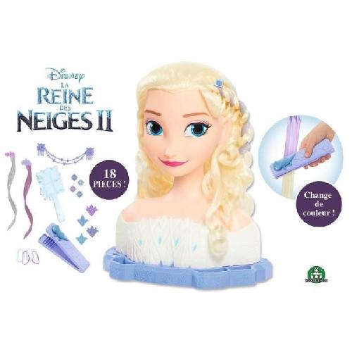 Tete A Coiffer Tete a Coiffer Deluxe La Reine des Neiges 2 - Elsa - Disney Princesses
