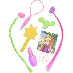 Tete A Coiffer Tete a coiffer - DISNEY - Raiponce Deluxe - 12 accessoires - Faux flacon de vernis - Guide coiffure