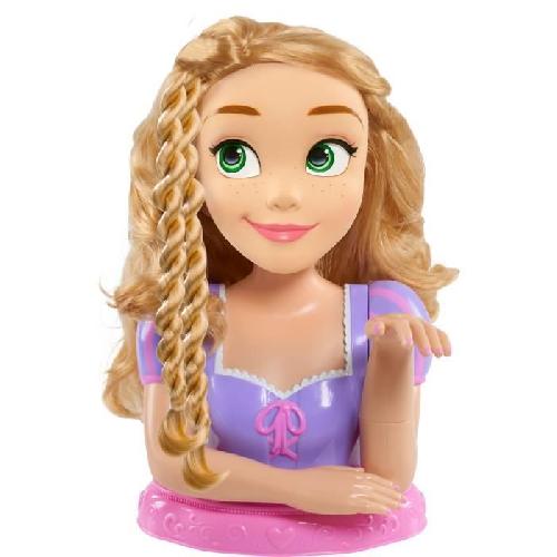 Tete A Coiffer Tete a coiffer - DISNEY - Raiponce Deluxe - 12 accessoires - Faux flacon de vernis - Guide coiffure