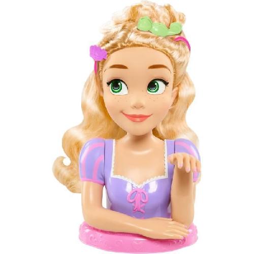 Tete A Coiffer Tete a coiffer - DISNEY - Raiponce Deluxe - 12 accessoires - Faux flacon de vernis - Guide coiffure