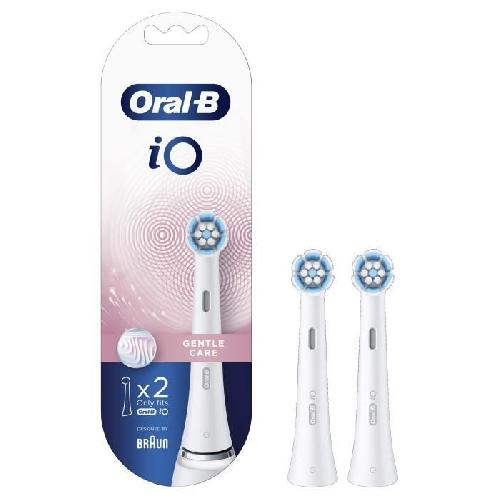 Brossette Tetes de brosse Oral-B iO Gentle Care pour zones sensibles et gencives - Pack de 2