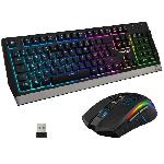 THE GLAB Pack Gaming TUNGSTEN Sans fil - Clavier + Souris - Francais