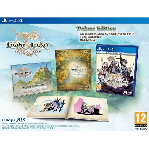 Jeu Playstation 4 The Legend of Legacy : HD Remastered - Jeu PS4 - Deluxe Edition