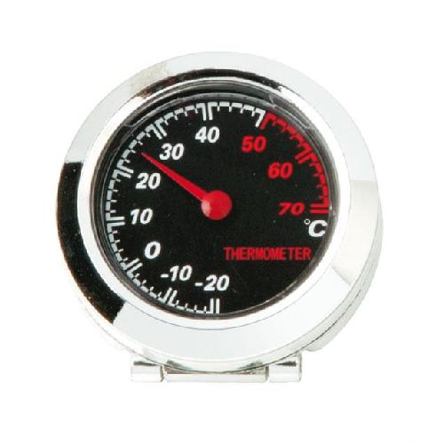 Horloges et Thermometres auto Thermometre Chrome