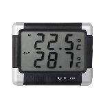 Horloges et Thermometres auto Thermometre interieur exterieur noir argent