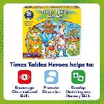 Jeu D'apprentissage Time tables heroes - Jeu de calcul - ORCHARD