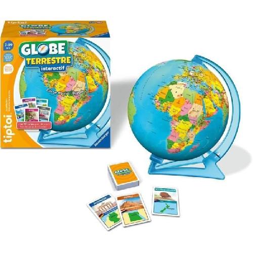 Puzzle tiptoi Globe terrestre interactif. 00000191. 7 ans. Ravensburger