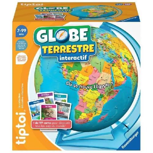 Puzzle tiptoi Globe terrestre interactif. 00000191. 7 ans. Ravensburger