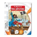 Livre Electronique Enfant - Livre Interactif Enfant Tiptoi - Je decouvre les pirates - Ravensburger