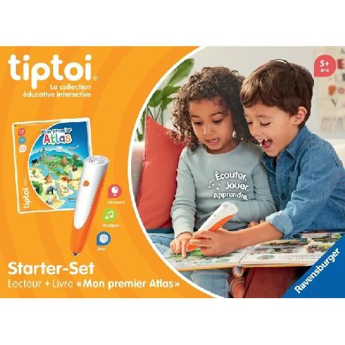 Jeu D'apprentissage Tiptoi Starter Atlas. lecteur et livre. 00177. A partir de 5 ans. Ravensburger