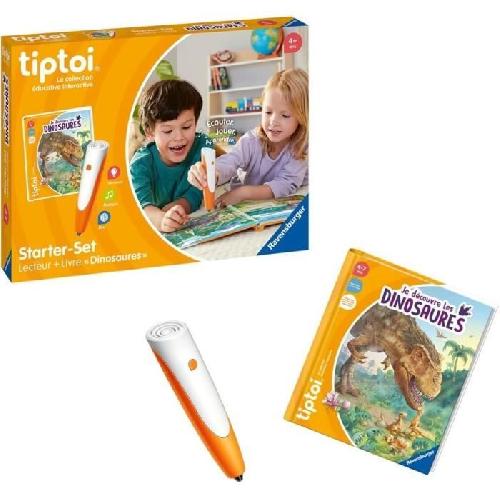 Jeu D'apprentissage Tiptoi Starter Dino. lecteur et livre. 00175. A partir de 5 ans. Ravensburger