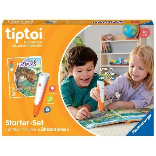 Jeu D'apprentissage Tiptoi Starter Dino. lecteur et livre. 00175. A partir de 5 ans. Ravensburger