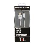 Chargeur - Adaptateur Alimentation Telephone TNB Cable de charge et synchronisation compatible avec Iphone5-6. Ipad Mini. Ipad 4. Ipod Nano 7 et Touch 5 - 1m x6