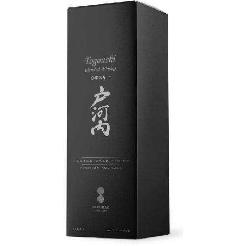 Whisky Bourbon Scotch Togouchi - Finition Tourbée - Blended Whisky Japonais - 40.0% Vol. - 70 cl - Etui