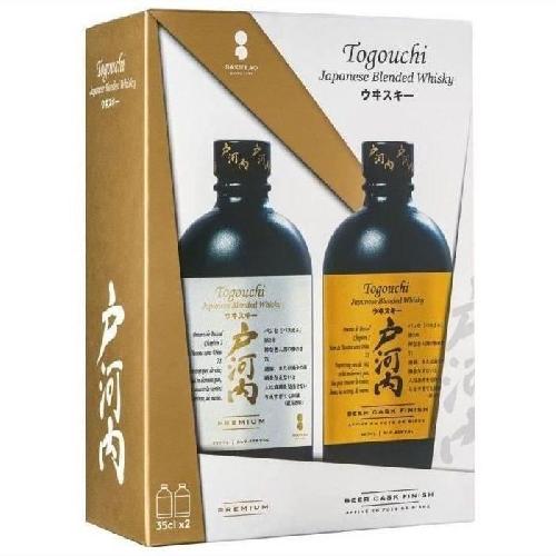 Coffret Cadeau Alcool Togouchi - Premium / Beer Cask - Coffret Whisky 40.0% Vol. 2 x 35cl