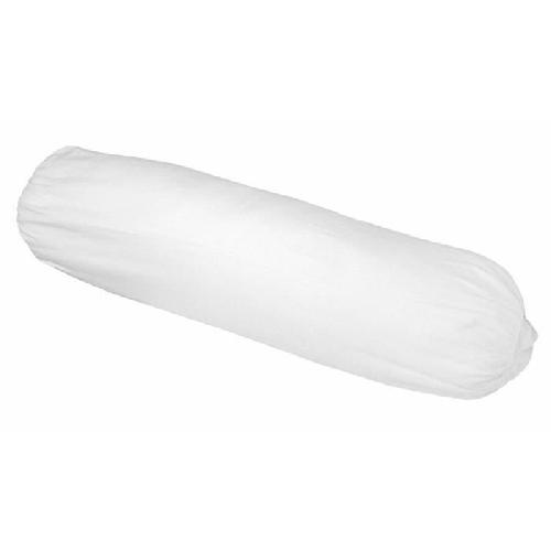 Protection - Sous-taie Traversin TOISON D'OR - Protege traversin - Cumin - 90cm - Blanc