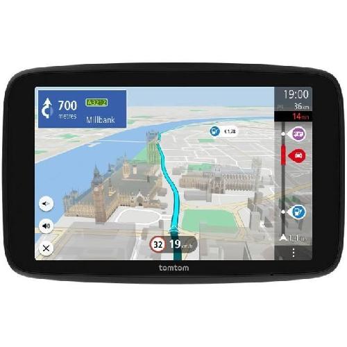 Gps Auto - Module - Boitier De Navigation TomTom - GO Camper Max 2eme génération - GPS Camping-car. caravanes et voiture - 7 pouces - Points d'intérets dédiés - Carte Monde