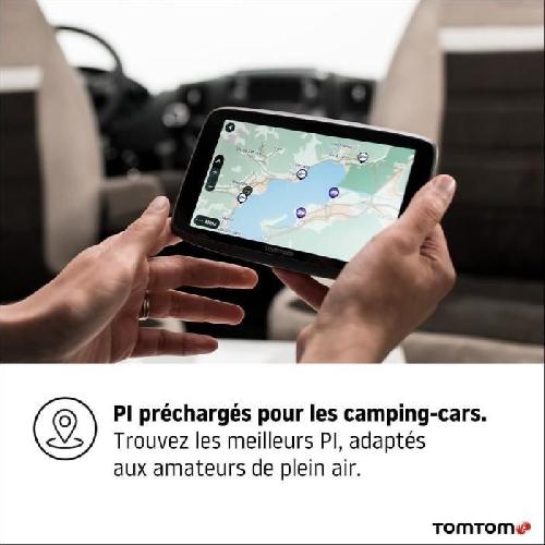 Gps Auto - Module - Boitier De Navigation TomTom - GO Camper Tour 6 - GPS Camping-car.caravane et voiture - 6 pouces - Carte Europe