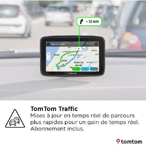 Gps Auto - Module - Boitier De Navigation TomTom - GO Classic 5 2eme Génération - GPS Voiture - 5 pouces - TomTom Traffic - Guidage sur changement de voie - Carte Europe 27