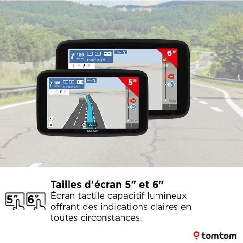 Gps Auto - Module - Boitier De Navigation TomTom - GO Classic 5 2eme Génération - GPS Voiture - 5 pouces - TomTom Traffic - Guidage sur changement de voie - Carte Europe 27