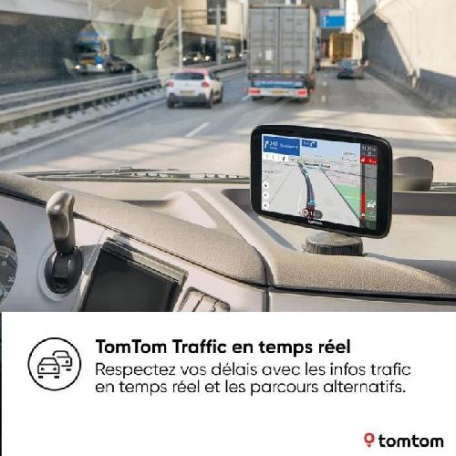 Gps Auto - Module - Boitier De Navigation TomTom - GO Expert 6 Plus - GPS Poid Lourd. Bus. voiture - Planification de Parcours - TomTom Traffic - Carte Monde