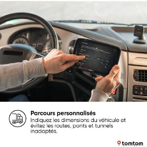 Gps Auto - Module - Boitier De Navigation TomTom - GO Expert 6 Plus - GPS Poid Lourd. Bus. voiture - Planification de Parcours - TomTom Traffic - Carte Monde