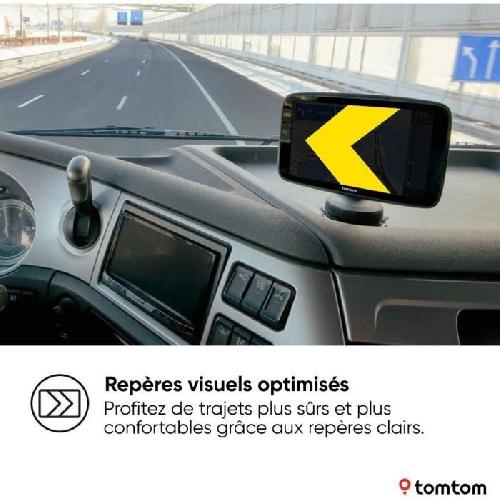 Gps Auto - Module - Boitier De Navigation TomTom - GO Expert 6 Plus - GPS Poid Lourd. Bus. voiture - Planification de Parcours - TomTom Traffic - Carte Monde