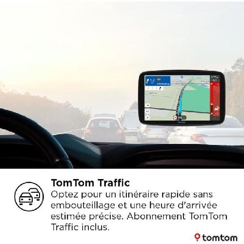 Gps Auto - Module - Boitier De Navigation TomTom - GO Navigator 7 - GPS Voiture - 7 pouces - TomTom Traffic - Fixation Magnétique - Carte Europe