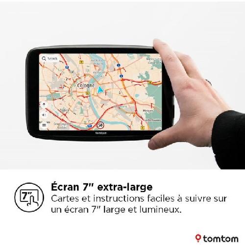 Gps Auto - Module - Boitier De Navigation TomTom - GO Navigator 7 - GPS Voiture - 7 pouces - TomTom Traffic - Fixation Magnétique - Carte Europe