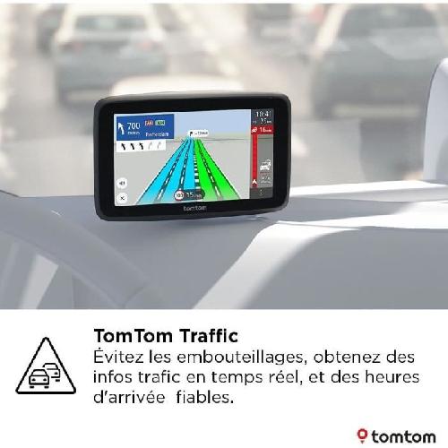 Gps Auto - Module - Boitier De Navigation TomTom - GO Professional 6 2eme Génération - GPS Poid Lourd. Bus et voiture - 6 pouces - TomTom Traffic - carte Europe -