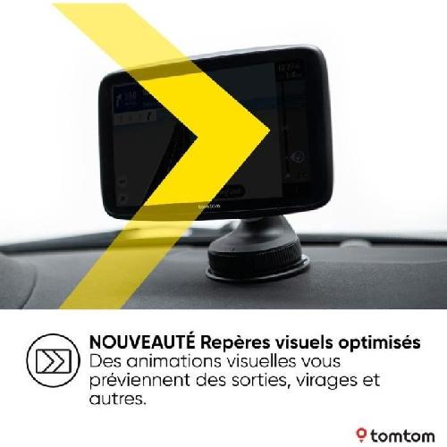 Gps Auto - Module - Boitier De Navigation TomTom - GO Superior 6 - GPS Voiture - 6 pouces -TomTom Traffic - 2 ans de services Premium inlcus - Carte Monde