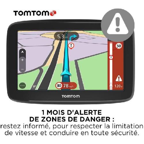 Gps Auto - Module - Boitier De Navigation TOMTOM GPS GO Classic 5 - Mises a jour via Wi-Fi. Carte Europe 49 pays. TomTom Traffic. Alertes de zones de danger 1 mois inclus