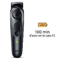Tondeuse A Barbe Tondeuse a barbe BRAUN - Series 5 BT5450 - 40 réglages de longueurs - 100 min d'autonomie