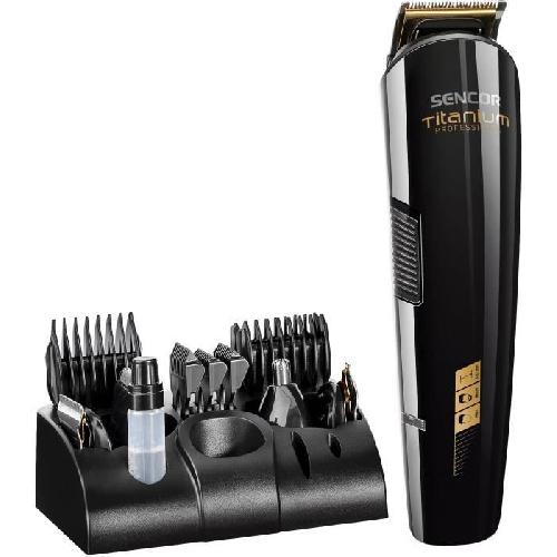 Tondeuse Cheveux  Tondeuse a cheveux professionnelle - SENCOR - SHP 8305BK - 12 accessoires - Noir