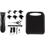 Tondeuse Cheveux  Tondeuse a cheveux - WAHL - 1911.0467 Lithium Pro LCD Clipper - 6 W - 100 min - 6 sabots - Noir