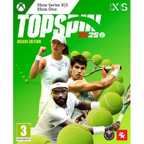 Sortie Jeu Xbox Series X TopSpin 2K25 - Jeu Xbox Series X et Xbox One - Deluxe Edition