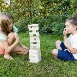 Jeu De Quille - Jeu D'anneau - Jeu De Boule - Jeu De Palet Tour Tumbling XXL - Jeu d'adresse - SES CREATIVE - Version XXL pour l'extérieur. passionnant pour les enfants et les adultes.