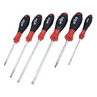 Tournevis WIHA - 6 tournevis cruciforme PZ et plat Tournevis WIHA - 6 tournevis cruciforme PZ et plat