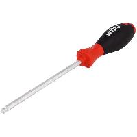 Tournevis WIHA - Tournevis Allen hex key spheric 6mm L125mm