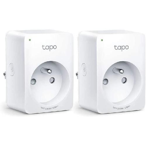 Prise TP-Link Tapo Prise Connectée WiFi. compatible avec Alexa et Google Home. Commande Vocale. Contrôler a distance. Tapo P100(2-pack)