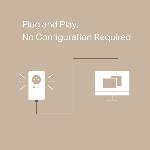 Courant Porteur - Cpl TP-Link TL-PA7017P KIT-FR- CPL 1000Mbps. Prise CPL avec 1 Port Gigabit et Prise Integree. Boitier CPL Kit de 2