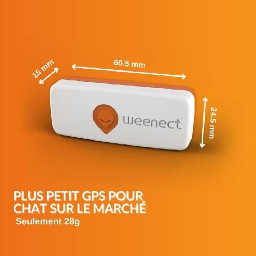 Kit Securite - Protection Traceur GPS pour Chat - Weenect XS -White Edition 2023-