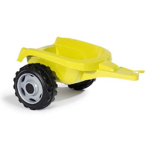 Tracteur - Vehicule Agricole - Vehicule De Chantier Tracteur a pedales Farmer XL + Remorque - SMOBY - CLAAS - Siege ajustable - Capot ouvrant - Vert