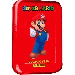 Trading Card - Panini - Super Mario - Boîte métal 8 pochettes + 3 cartes édition limitée - Rouge - Mixte - 6 ans