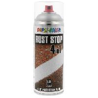 Traitement anti-rouille Peinture Antirouille Ral9006 Satine 4 En 1 Dupli Rust Stop 400 Ml aluminium blanc