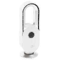 Traitement De L Air Ventilateur a poser sans pale - FARELEK - SILENT-AIR ARCH - 45W - Blanc et argent - 3 vitesses