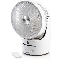 Traitement De L Air Ventilateur de table - DOMO - DO8148 - 45 W - Blanc - 3 vitesses - Oscillation 360o