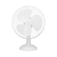 Traitement De L Air Ventilateur de table OCEANIC - 40W - Diametre 30 cm - 3 vitesses - Oscillant - Blanc