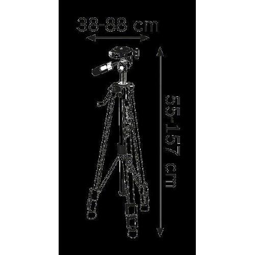 Longueur (telemetre - Laser Mesureur) Trepied BT 150 Professional 1-4'' 55-157cm - BOSCH - 0601096B00